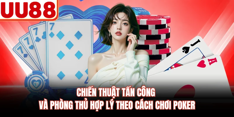 Chiến thuật tấn công và phòng thủ hợp lý theo cách chơi Poker