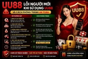 Lỗi Người Mới Khi Sử Dụng UU88 Và Cách Phòng Tránh An Toàn, Chi Tiết