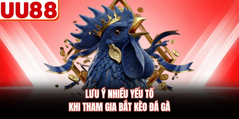 Lưu ý nhiều yếu tố khi tham gia bắt kèo đá gà 